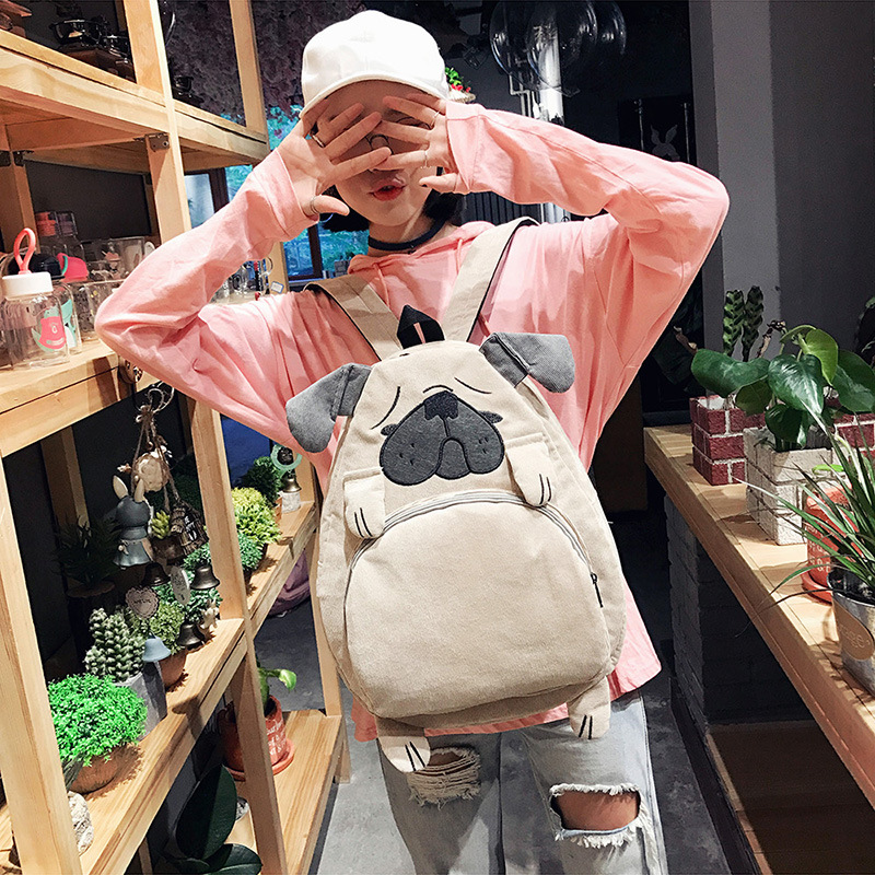 MUMU sản phẩm tốt Nhật Bản mềm mại dễ thương em gái vui nhộn cáo túi vải nhung chó vai túi xách hoạt hình xung quanh - Carton / Hoạt hình liên quan sticker mèo cute