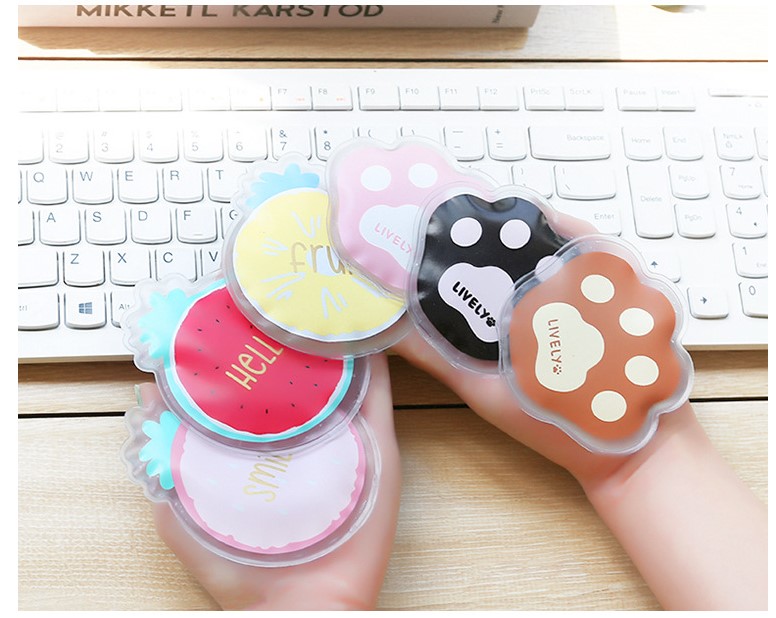 MUMU phim hoạt hình tốt dễ thương mùa hè làm mát túi băng xách tay mini lặp đi lặp lại lạnh ice gói ice túi hoạt hình xung quanh các sticker cute