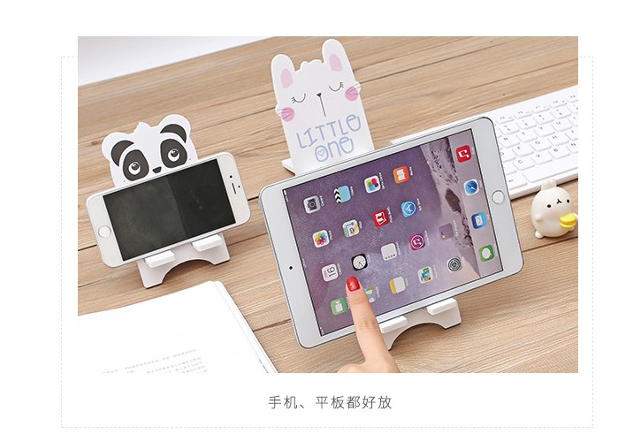 MUMU sản phẩm tốt phim hoạt hình Sáng Tạo lười biếng giữ điện thoại di động máy tính để bàn di động bằng gỗ dễ thương điện thoại di động chủ hoạt hình xung quanh hình dán mặt cười