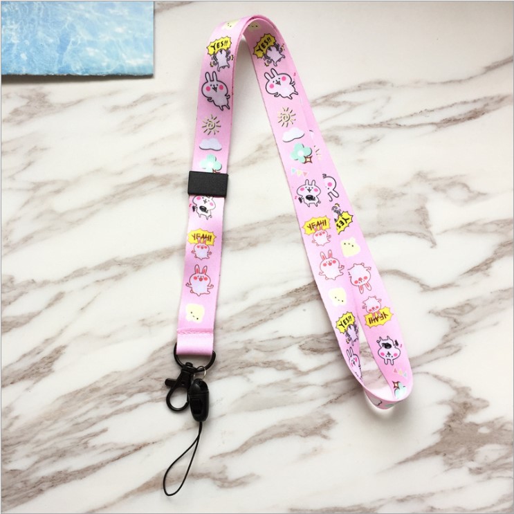 MUMU sản phẩm tốt Nhật Bản loạt các Sakura phim hoạt hình phần dài rộng vải có thể điều chỉnh dễ thương điện thoại di động dây buộc hoạt hình xung quanh các sticker dễ thương