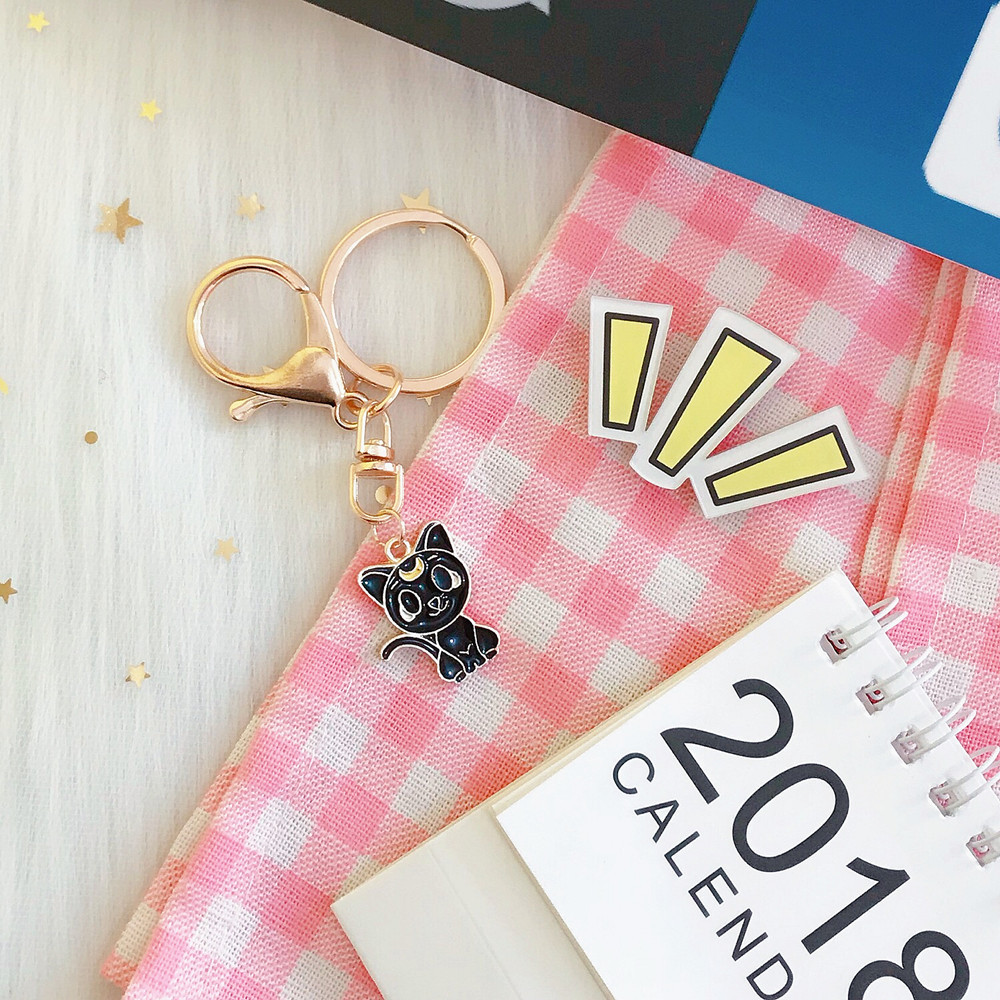 MUMU sản phẩm tốt phim hoạt hình Nhật Bản dễ thương thẻ ma thuật cô gái Sakura cổ tích stick keychain cô gái mặt dây chuyền trái tim hoạt hình xung quanh những hình sticker dễ thương