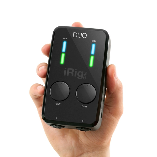IK Irig Pro Duo Studio Suite Mobile Set Set Set Soccidity Card Metroeve