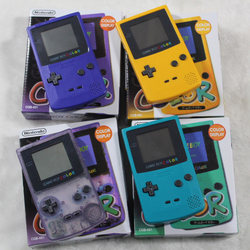 Nintendo original GAMEBOY COLOR GBC color game console handheld nostalgic post-80s Tetris