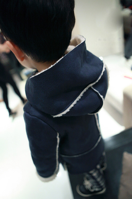 Manteau pour garcon en flanelle - Ref 2161280 Image 7