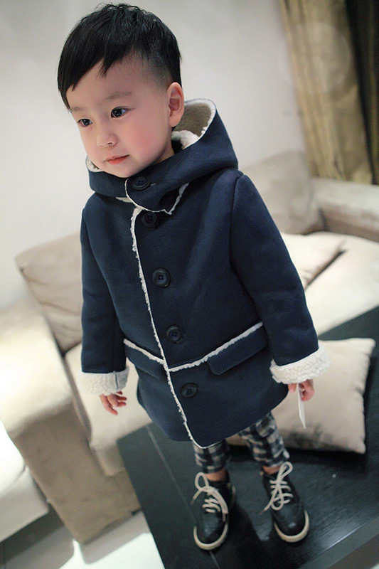Manteau pour garcon en flanelle - Ref 2161280 Image 10