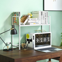 Bookshelf floor living room simple multi-layer shelf iron bookcase office desk storage simple shelf shelf