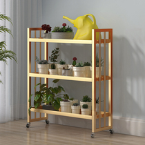 Flower Shelf shelf interior decoration balcony corner flower stand living room green flower pot stand floor-standing multi-meat flower stand