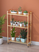 Flower Shelf shelf interior decoration balcony corner flower stand living room green flower pot stand floor-standing multi-meat flower stand