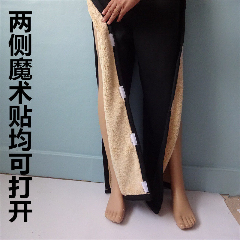 Autumn and winter care, easy to wear and take off male and female fracture, postoperative paralysis, bedridden, elderly patient clothes, clothing, pants