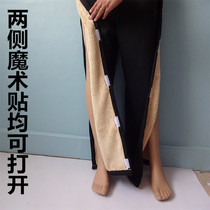 Autumn and winter care easy to wear and take off male and female fracture postoperative paralysis bedridden elderly patient clothes clothing pants