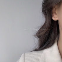 Earrings female 2021 New Tide Korean temperament earrings summer Net Red simple personality versatile small ear jewelry