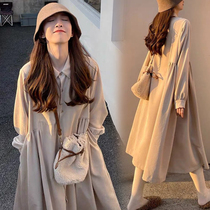 Pregnancy Woman Dress Spring Loaded Blouses Net Red Suit Spring Autumn New Clothes Senior Feel Pregnant Woman Dress With Dress Spring Long Dresses