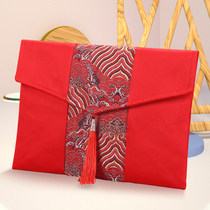 Red envelope marriage thousand yuan to meet the conversion fee to tea thousand yuan red bag super large creative personality red bag