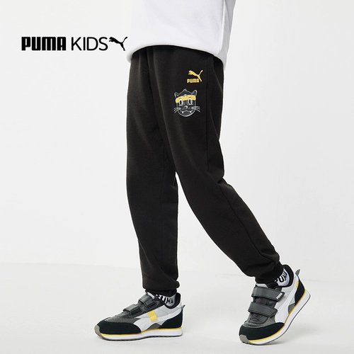 Puma, детские повседневные брюки для мальчиков, осенние комфортные штаны