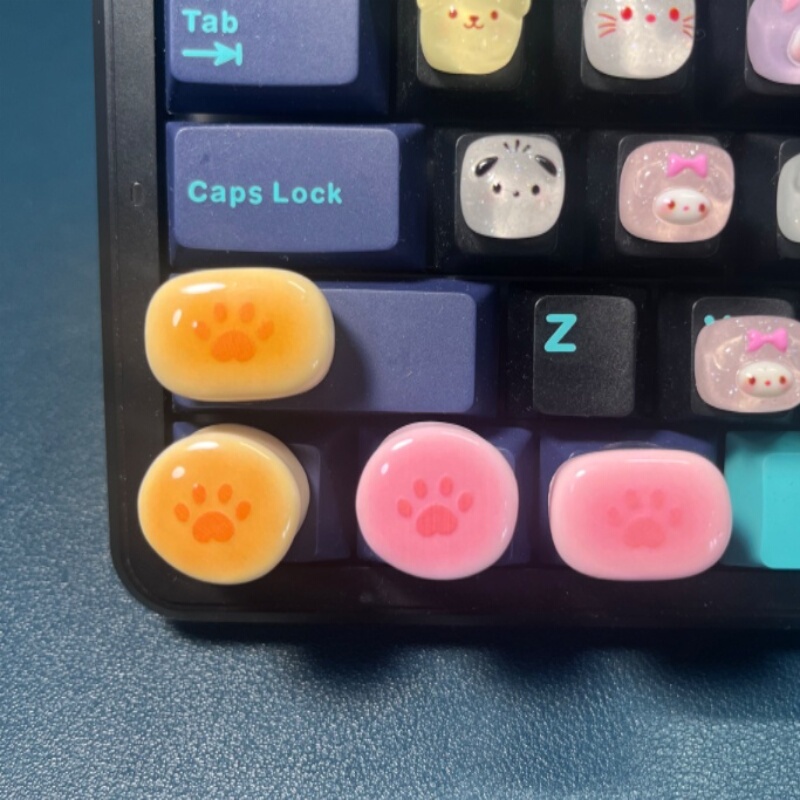 Each Item: DIY Long Nail Typing Tool for Long Nails, Keyboard Stickers, 3D Height-Increasing Keycaps, Special for Long Nails