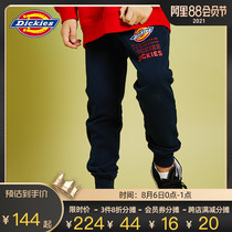 Dickies childrens clothing 2020 Spring new LOGO printing Mens and womens childrens casual pants tide terry pants