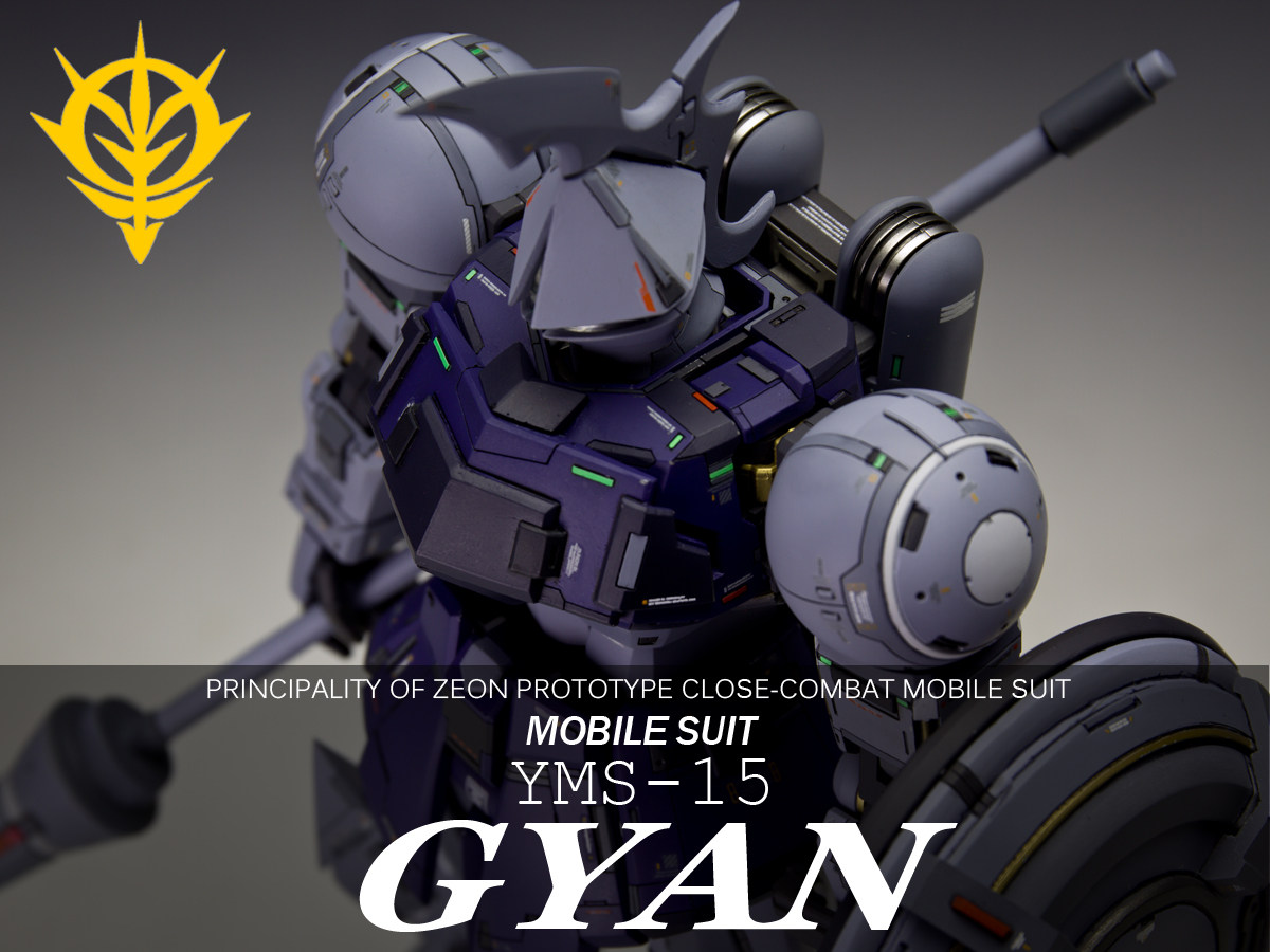 MG up to YMS-15 GYAN strongman GK change piece
