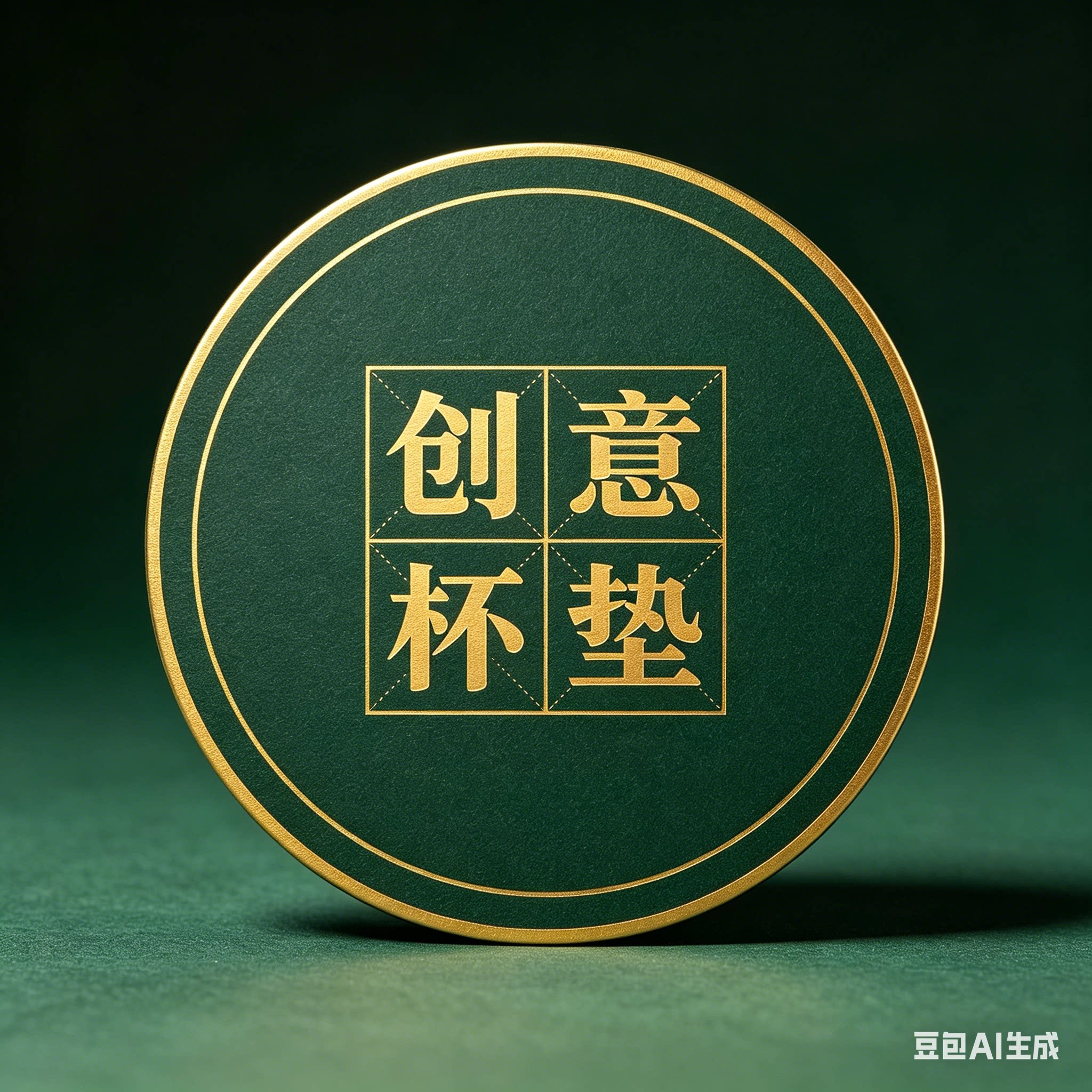 创意杯垫的LOGO