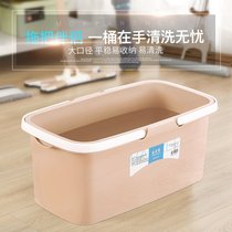 Cleaning rectangular wash mop bucket household thickening large bucket large plastic bucket portable storage bucket