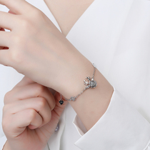 Fetal Hair Bracelet Diy Homemade Small Deer Pure Silver Homemade Baby Wool Bracelet Newborn Baby Baby Souvenir Making