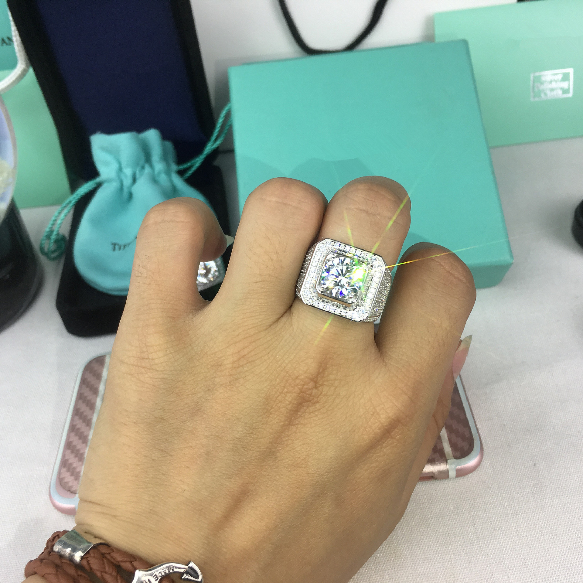 Bague homme OTHER   en Argenterie - Ref 3086486 Image 3
