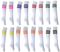 Football socks female childrens stockings cheerleading socks cheerleading performance socks mens middle barrel knee non-slip primary school students