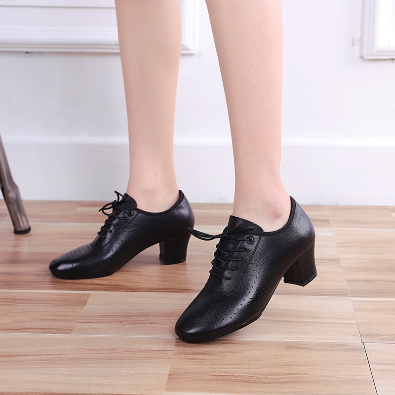 Fruit without real leather Gitt baladin dance shoes female summer professional sailors dance shoes external to gas buffalo leather dance shoes