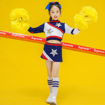 Childrens cheerleading primary and secondary school students campus sports uniforms boys and girls football baby cheerleading uniforms