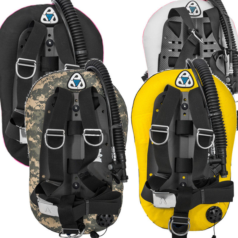 AKUANA seal 25 30lb Carbon Fiber Board Set Diving Backflight diving Buoyancy Controller Diving Equipment