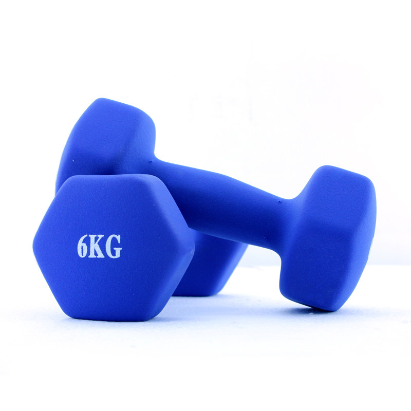 Dumbbells Men's Bag Glues Home Big Kg Immersion Plastic Fitness Arm Muscle Fitness Equipment 8kg9kg10kg Pair