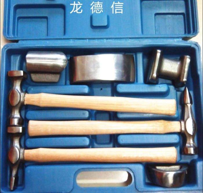 Dragon Desense Steam Repair Sheet Metal Hammer Tool Set Single Branch Lining Iron Repair Suit Sand Sheet Hammer Concave Restoration Tool