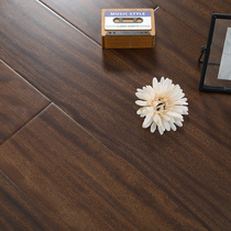 Nine Tug Wood Iron Power Wood Logs Pure Solid Wood Flooring Black Walnuts Color Free Keel Lock Ground Warm Manufacturer Direct