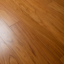 Nine Tumese eggplant (African yellow flower pear) log pure solid wood floor free of keel lock floor heating manufacturer direct