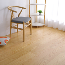 Nine Photos Pure Solid Wood Lock Floor Oak Wood American Red Oak Original Wood Color Light Color Home Geothermal Ground Warm Manufacturer Direct