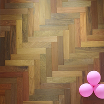 Seven Color Heavy Ants Wood Purple Sandalwood Log Pure Solid Wood Flooring Herringbone Parquet Free Parquet Locker Ground Warm Manufacturer Direct