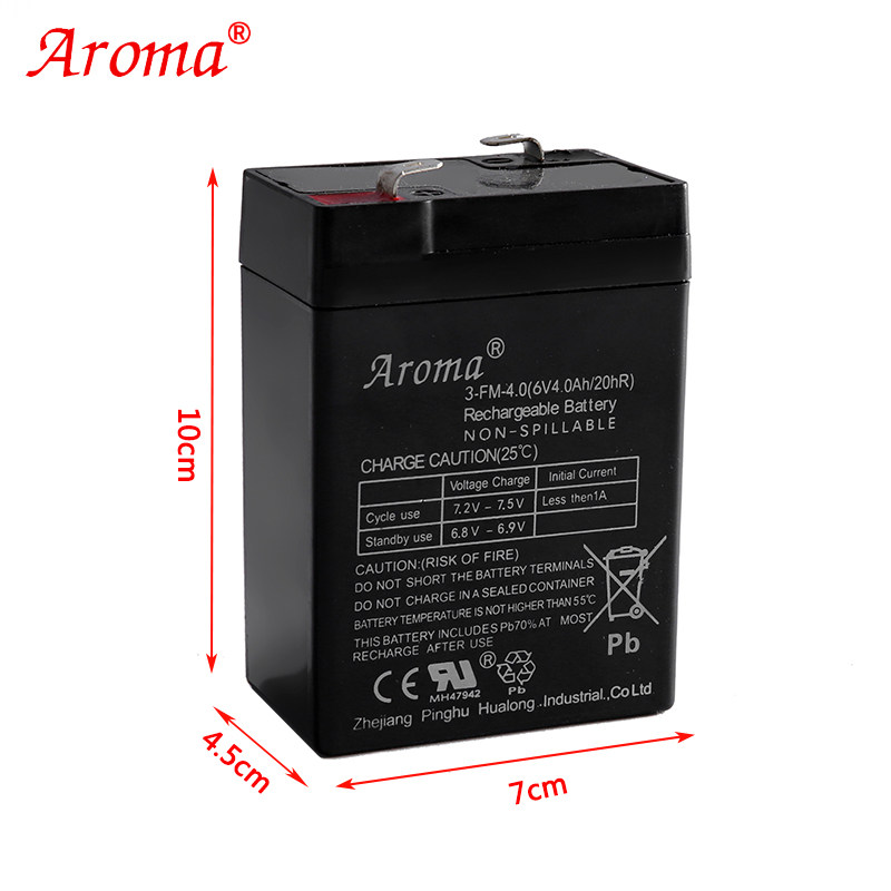 aroma rechargeable battery3-fm-4 (6v4ah 20hr) children's children's electric car battery
