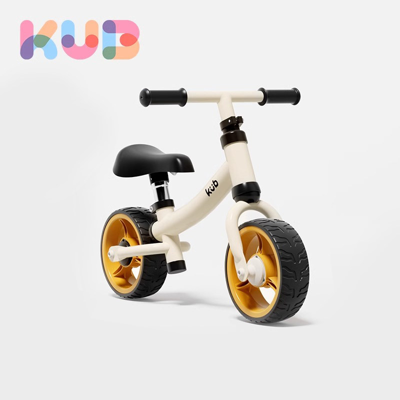 KUB製子供用バランスバイク、1～3歳向け、ペダルなし、2歳児向け初心者用グライディングバイク、歩行練習用。
