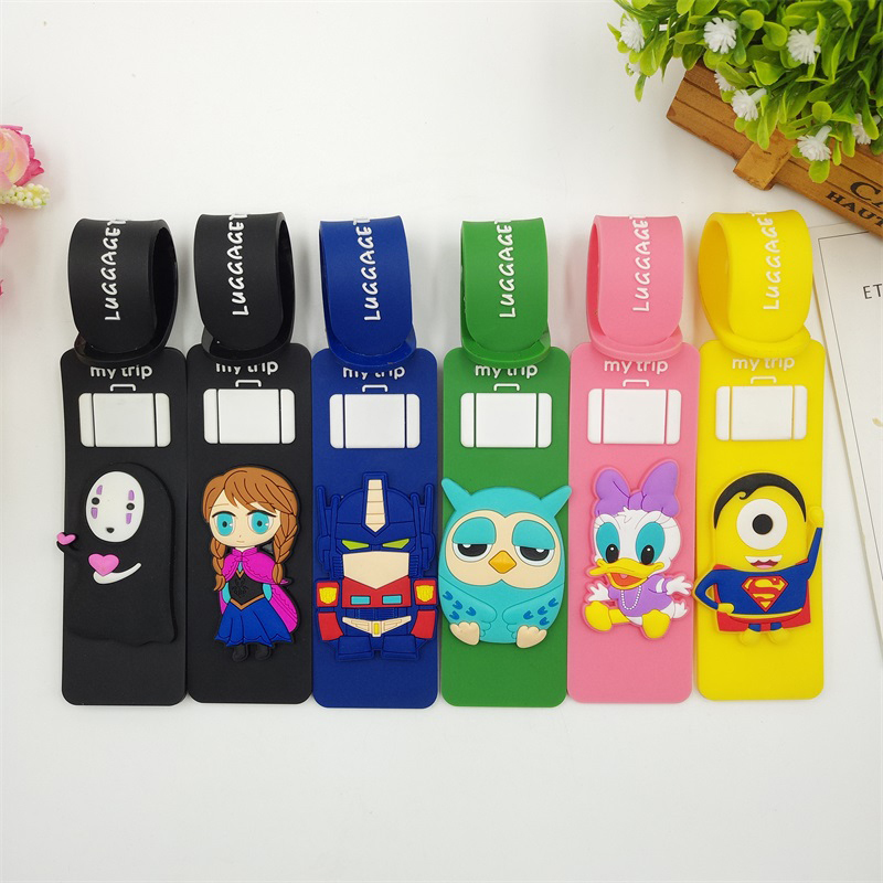 Long strip baggage tailored creative boarding plate Dragon Cat Cartoon Children's Book Listed Luggage Listing Licensed