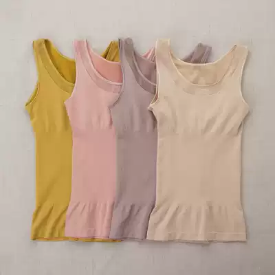 Traceless warm vest women's winter Terry self-heating underwear women's Japanese sleeveless base coat modal autumn clothes