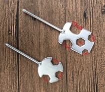 Manufacturer direct sales multifunction stamping opening wrench cross screwdriver wrench treadmill fitness equipment tool