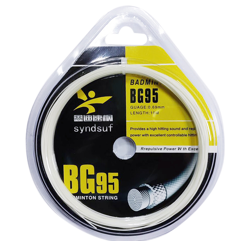 syndsuf badminton racket BG95 line badminton line elastic and resistant down line 24-28 lb