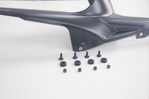 F800R rear mud tile extension fender extended carbon fiber version modification