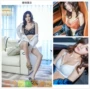Ai Ke Jinwen bra nữ không vòng thép không dấu vết Ai bikini mùa hè đồ lót mới gợi cảm siêu mỏng ren áo ngực không gọng
