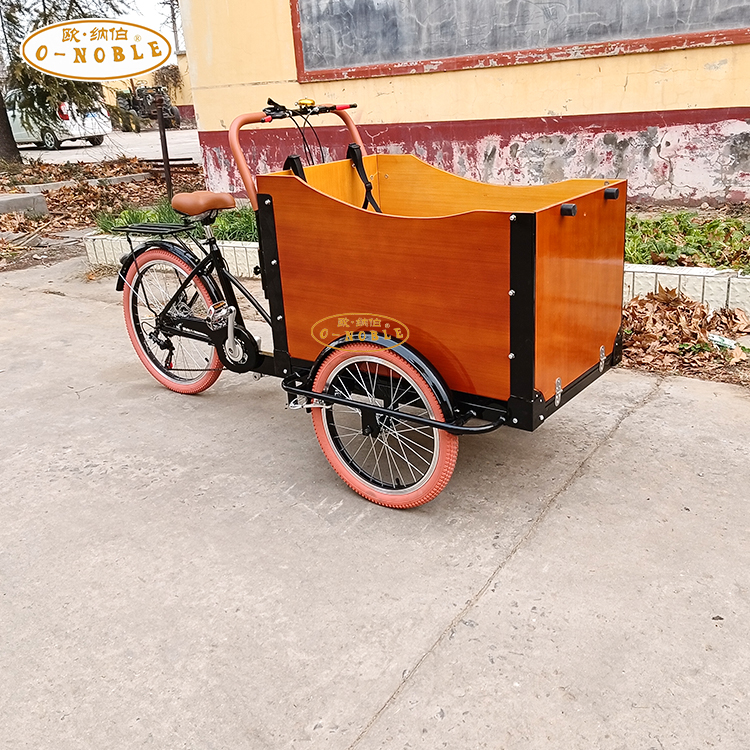 Eurnabcargo bike retro parenting bike pet Cargo inverted riding pedal tricycle can be electric-Taobao