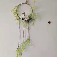 Круглый белый золотой колокольчик ивы подвес