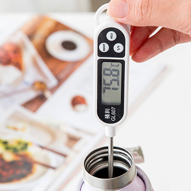 Hazelley High Precision Kitchen Food Electronic Thermometer Water Temperature Milk Warm Baking Home Needle Oil Temperature Gauge