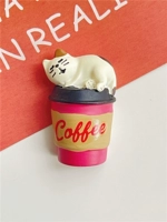 Рождественская кофейная чашка кошка