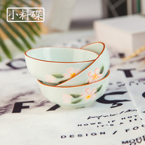 Saucer Ceramic Home Small Saucer Saucer Dish Chinese Creative Dip Saucer minimalist Personality Round Small Plate Dinner Plate