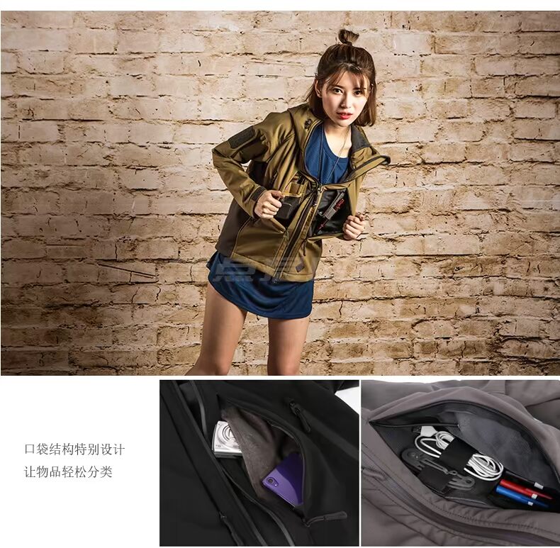 Áo khoác mềm chiến thuật C1001 Evolution MagForce McGhoss Đài Loan MacGyver Army Fan Trang phục - Quần áo ngoài trời áo gió uniqlo nữ