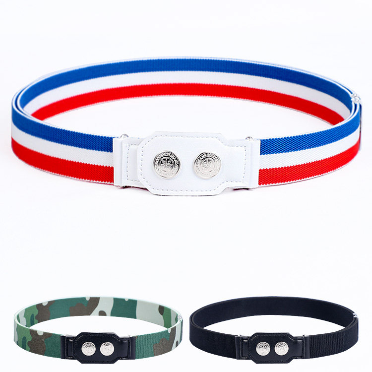 25mm small middle child with elastic waistband male and female child elastic band Kids student baby military training with school uniform pants with-Taobao